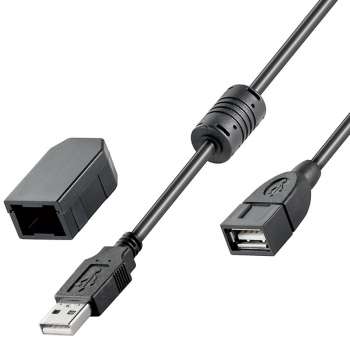Bolwins G45 USB 2.0 Adapter Kabel Verlängerungskabel 90° nachunten  abgewinkelt Computer-Kabel